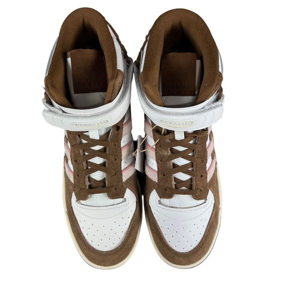 Adidas Forum Mid Chocolate To My Strawberry Brown Shoes GY6802 Men's Sz 9 - 11.5 - Picture 7 of 9